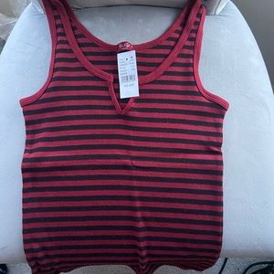 PacSun black and red stripe tank. Never worn. Tag still attached. 1SZ fits all.